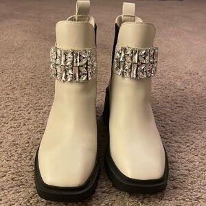 Karl Lagerfeld leather boots